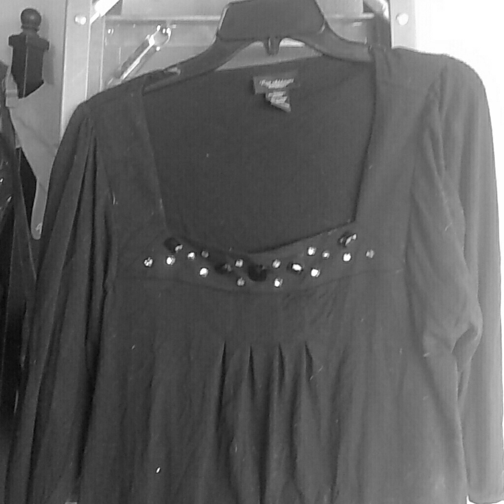 Black maternity top